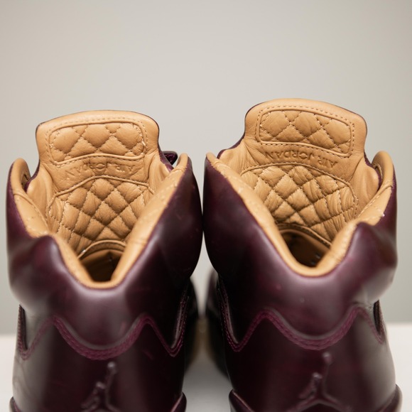 Jordan 5 Retro Premium Bordeaux M sz 8 Sneakers 881432-612 Wine Red Sneakers - Picture 5 of 10